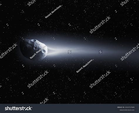 Bright Comet Tail Comet Flies Space Stock Photo 2222717409 | Shutterstock