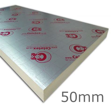 50mm Celotex GA4000 PIR Insulation Board | Multi Purpose Insulation | GA4050