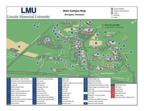 Campus Map - Lincoln Memorial University inside Duke University Campus ...