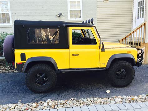 1994 LAND ROVER DEFENDER 90 AA YELLOW **INCREDIBLY CLEAN!!** - Classic Land Rover Defender 1994 ...