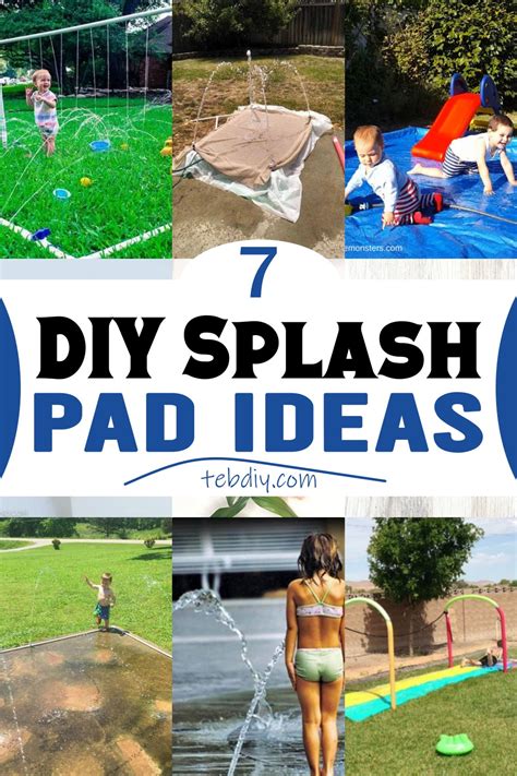 7 DIY Splash Pad Ideas - Teb DIY