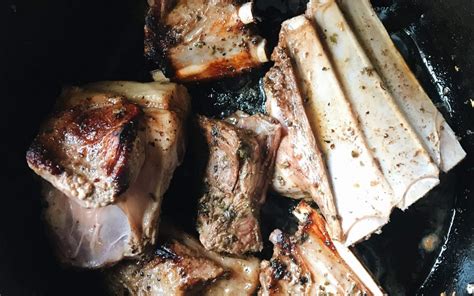 Recipe: Slow Braised Lamb Riblets - Beavertides Farm