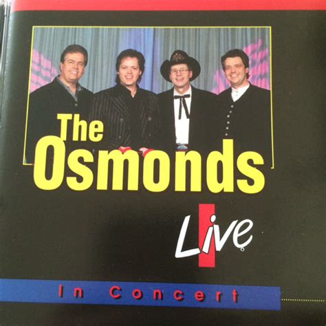 The Osmonds - Live In Concert | Releases | Discogs