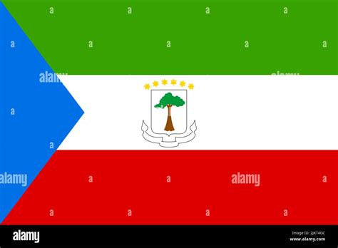 Flag of Equatorial Guinea. Republic of Equatorial Guinea national ...