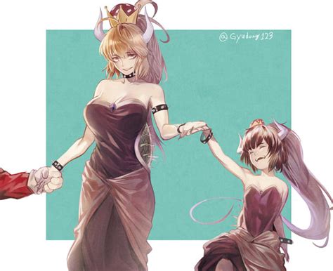 "Happy end route of Princess Koopa" - by DIE牛丼 | Bowsette | Know Your Meme