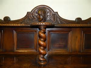 Carved Oak Bookcase - Antiques Atlas