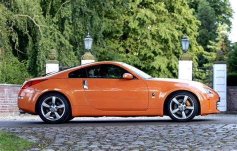 Wallpaper Orange, Nissan, Orange, Nissan, Car, 350z, Car, Wallpapers ...