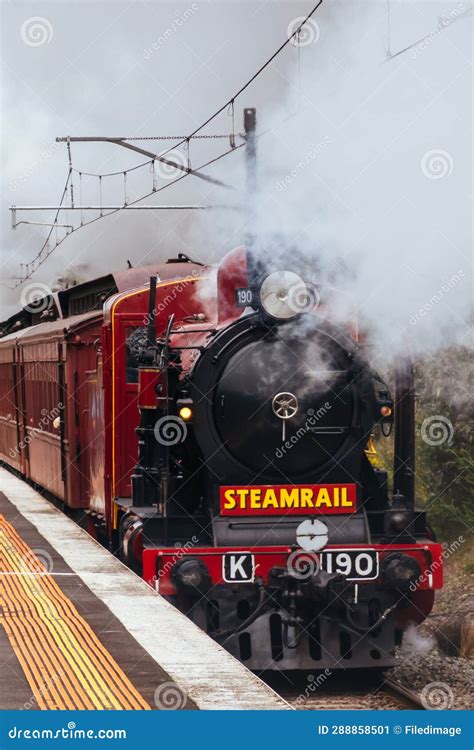 Heritage Steam Train in Melbourne Australia Editorial Photo - Image of ...