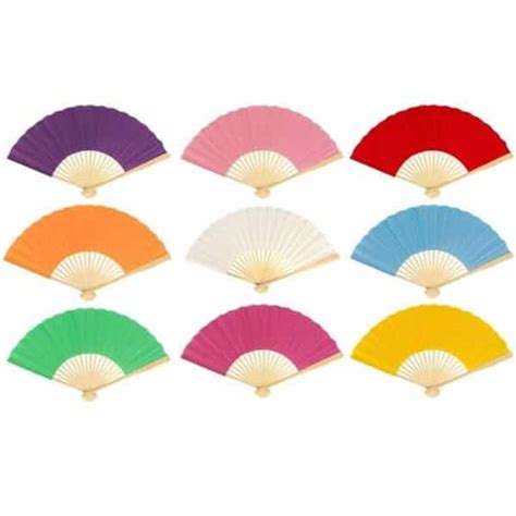 Colored Silk Wedding Hand Fans | Shop | Japanese Style