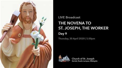 Novena to St. Joseph - Day 9 | 30 April 2020, 5.00pm - YouTube