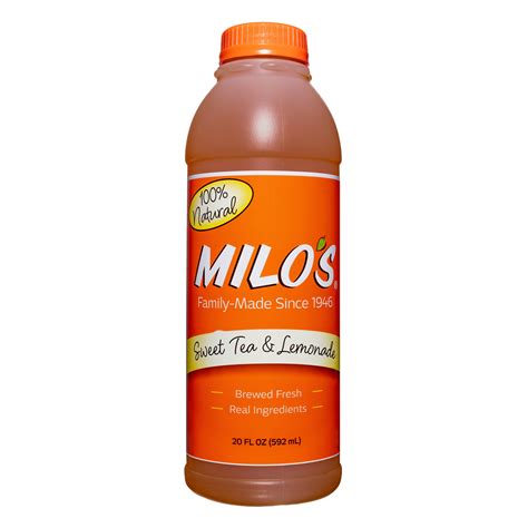 Milo’s Sweet Tea and Lemonade, 100% Natural, 20 Botswana | Ubuy