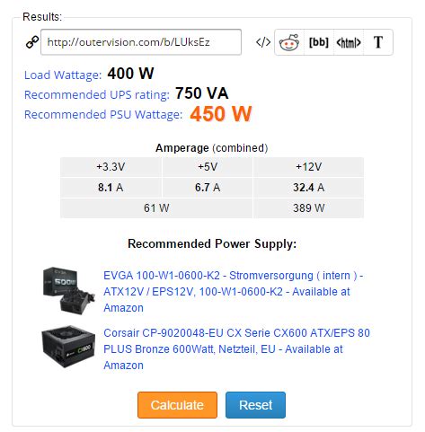 Instructions: How to calculate the power supply unit (PSU) wattage. How ...