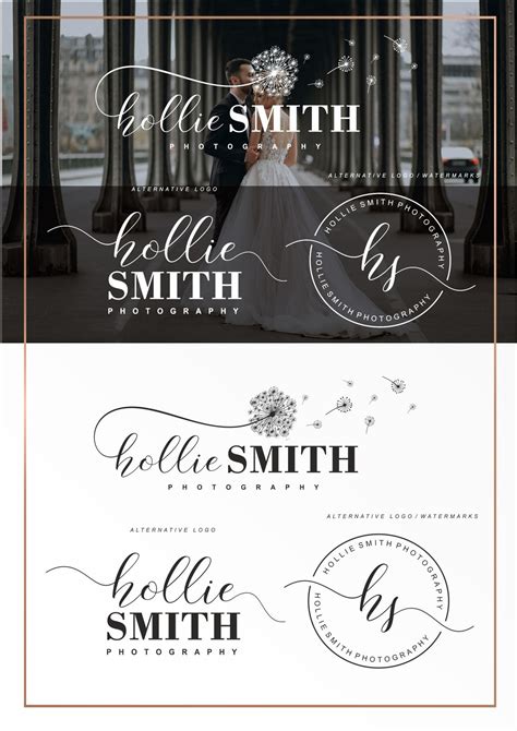 Watermark Logo Photography Logo Branding Package Signature - Etsy