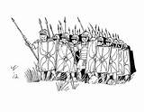 Roman Soldiers Coloring Pages sketch template