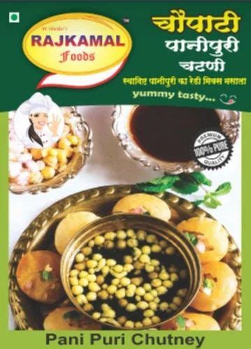 Pouch Pani Puri Chutney, 100 Gm at Rs 35/pack in Pune | ID: 27103184148