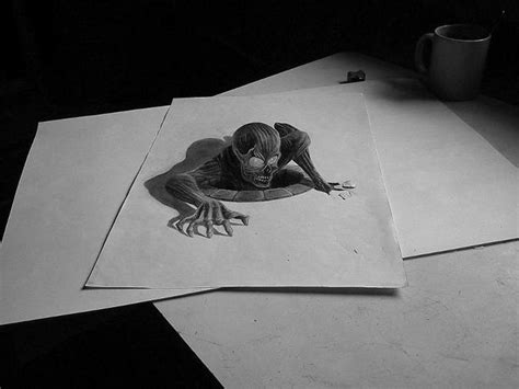 33 Of The Best 3D Pencil Drawings | 3d pencil drawings, Cool drawings ...