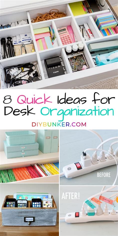 Desk organization ideas for an efficient office space – Artofit