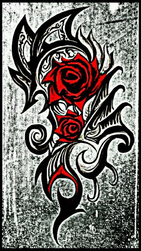 Tattoo Rose 1, rose, tattoo, HD phone wallpaper | Peakpx