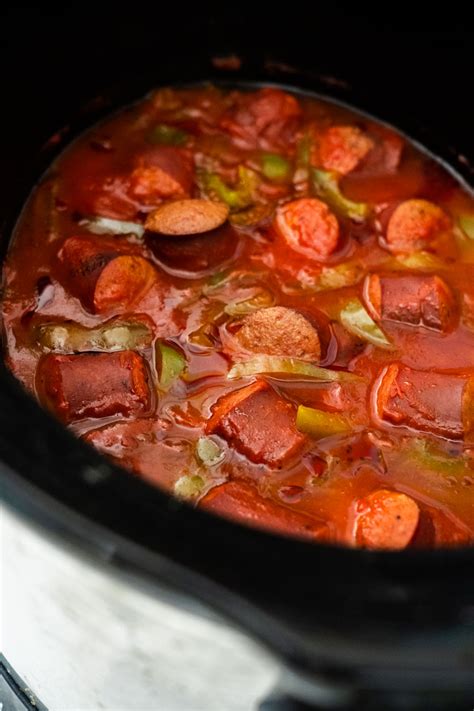 Crock Pot Kielbasa In Tomato Sauce - Best Crafts and Recipes