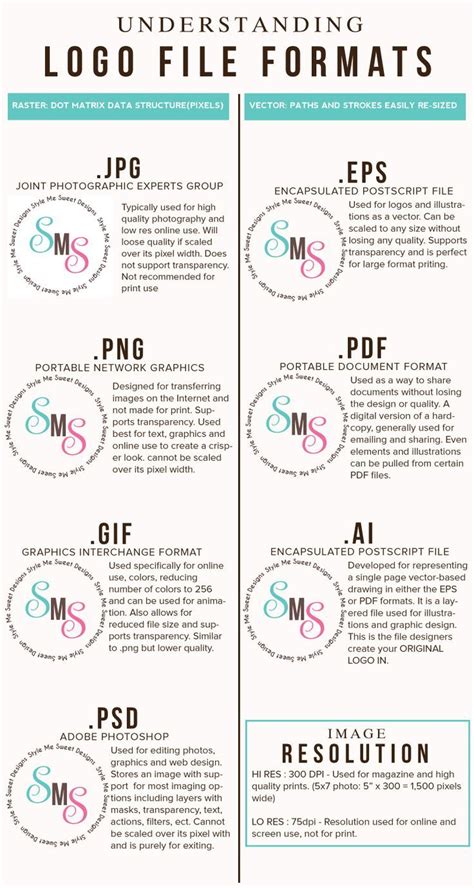 Business infographic : logo file formats image types A professional graphic designer will create ...