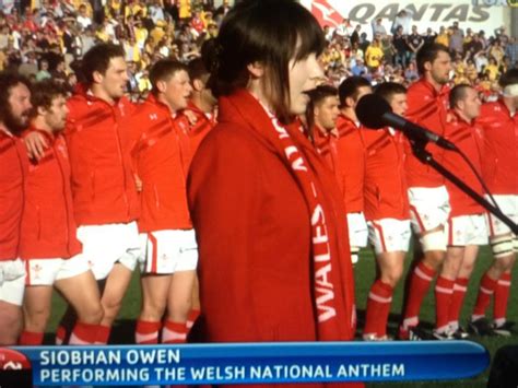 Welsh National Anthem - Siobhán Owen