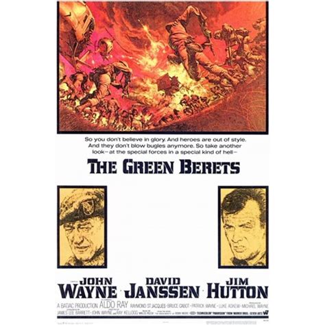 Green Berets Movie Poster (11 x 17) - Walmart.com - Walmart.com