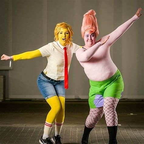 Spongebob & Patrick Cosplay by @mutzedk & friend Check out our DIY # ...