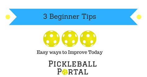 Pickleball Beginner Tips | 3 Easy Ways to Improve Today