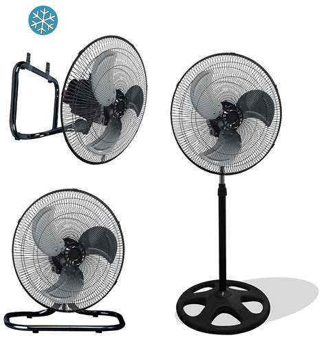 Amazon.com: Unique Imports Premium Large High Velocity Industrial Floor Fan 18" Floor Stand ...