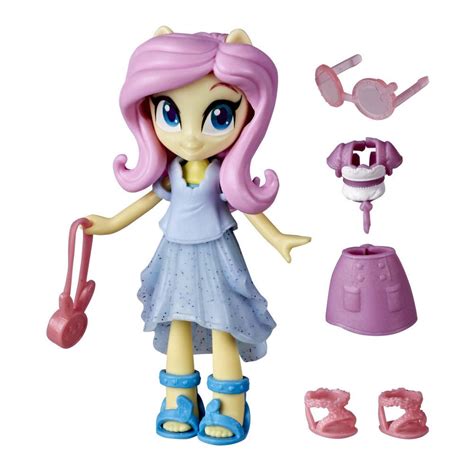 My Little Pony Equestria Girls Fashion Squad Fluttershy, 3-Inch Potion ...