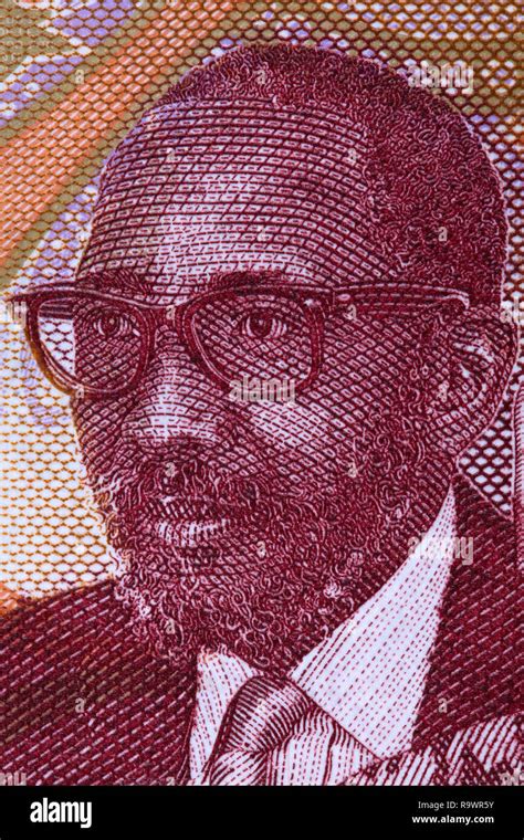 Moshoeshoe II portrait from Lesotho money Stock Photo - Alamy