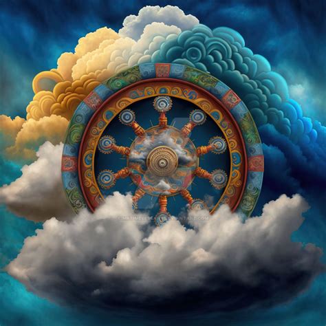 Colorful Dharma Wheel (33) by MrTimelessArt on DeviantArt