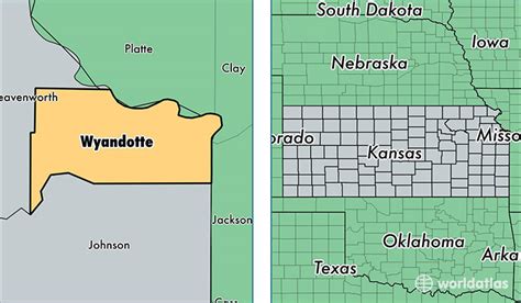 Wyandotte County, Kansas / Map of Wyandotte County, KS / Where is ...