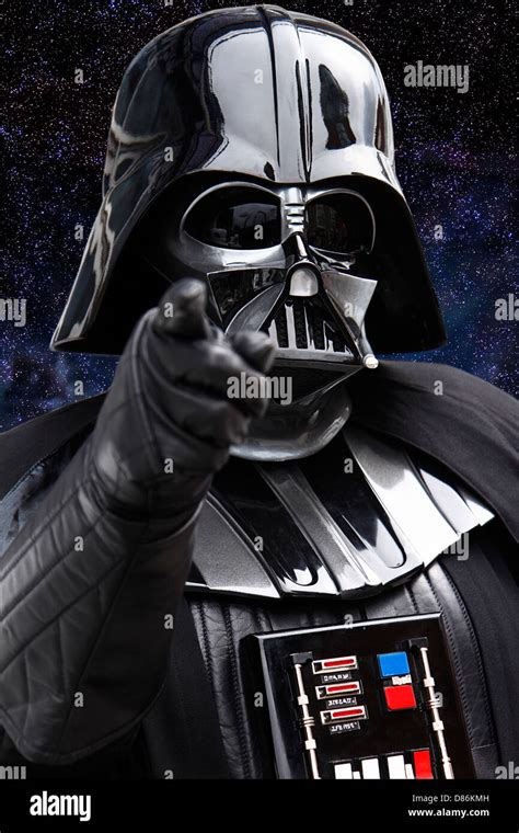 Darth Vader Figur aus Star Wars Serie von Filmen Stockfotografie - Alamy