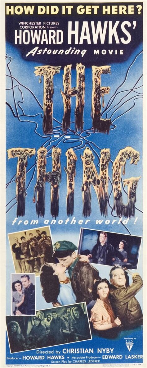 The Thing from Another World POSTER (14x36) (1951) (Insert Style A ...