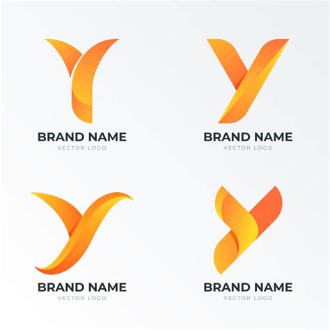 Free Vector | Gradient y letter logo template