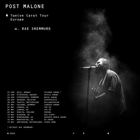 Live Preview: Post Malone Announces European 'Twelve Carat' Tour Dates ...