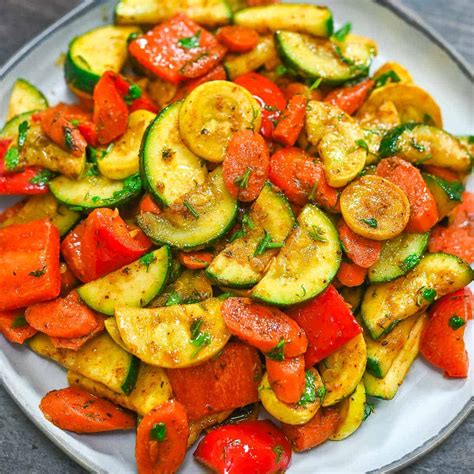 Simple Sautéed Vegetables - Eat Something Vegan