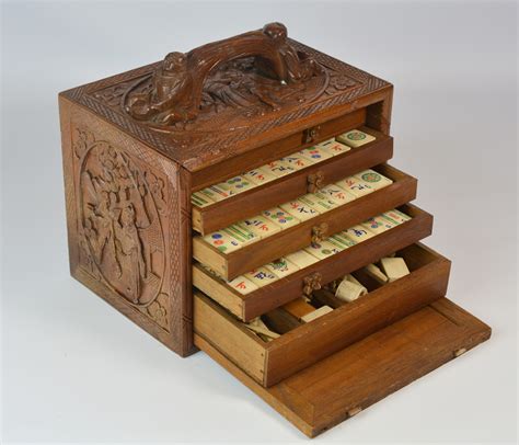 REF1839 Chinese Mahjong set. - Antique Chess Shop