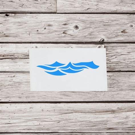 Wave Decal Wave Vinyl Decal Wave Sticker Water Decal Water Sticker Surf Decal Ocean Sticker ...