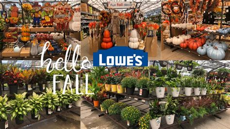 LOWES GARDEN CENTER * FALL PLANTS AND MORE * COME WITH ME - YouTube