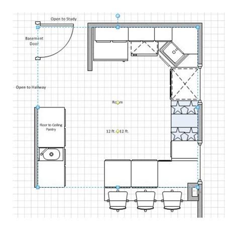 12×12 Kitchen Floor Plans – Flooring Site