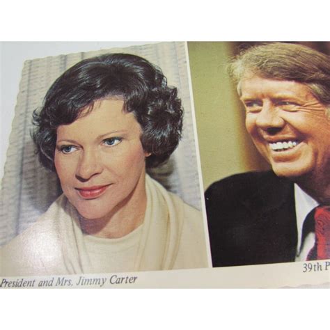 President Jimmy Carter Rosalynn Vintage Postcard 51849 - Etsy