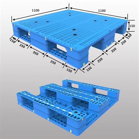 Heavy duty Plastic pallet 1100*1100*150mm - Buy Plastic Pallets, Pallet, Heavy duty pallet ...