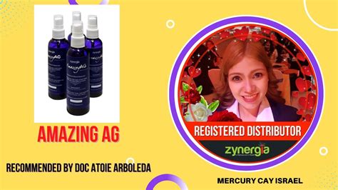 amazing ag recommended by Doc. Atoie Arboleda - YouTube