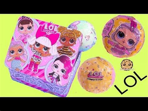 LOL Surprise Box ! Blind Bag Balls with Color Change Doll - Cookie ...