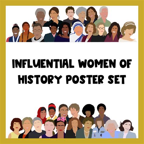 Mash > International Women's Day > Influential Women of History Poster Set