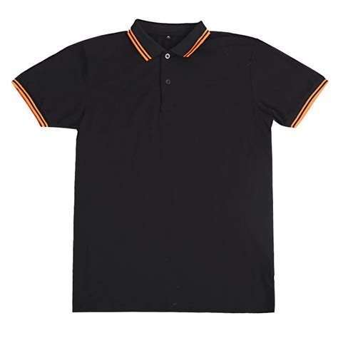 Compressed Wholesale Blank Black Polo Shirt Custom 100% Cotton Polo For ...