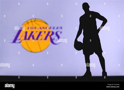 Los angeles lakers logo hi-res stock photography and images - Alamy