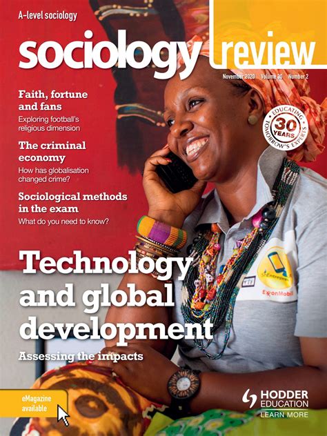 Sociology Review 2020-11-01 - Hodder Education Magazines